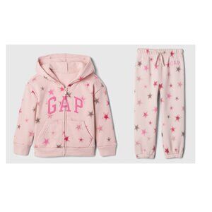 Baby Gap Logo Zip Hoodie and Matching Joggers Set NWT